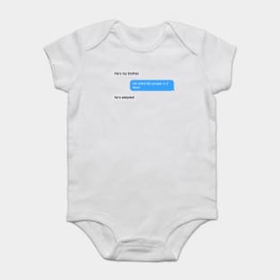 adopted quote Baby Bodysuit